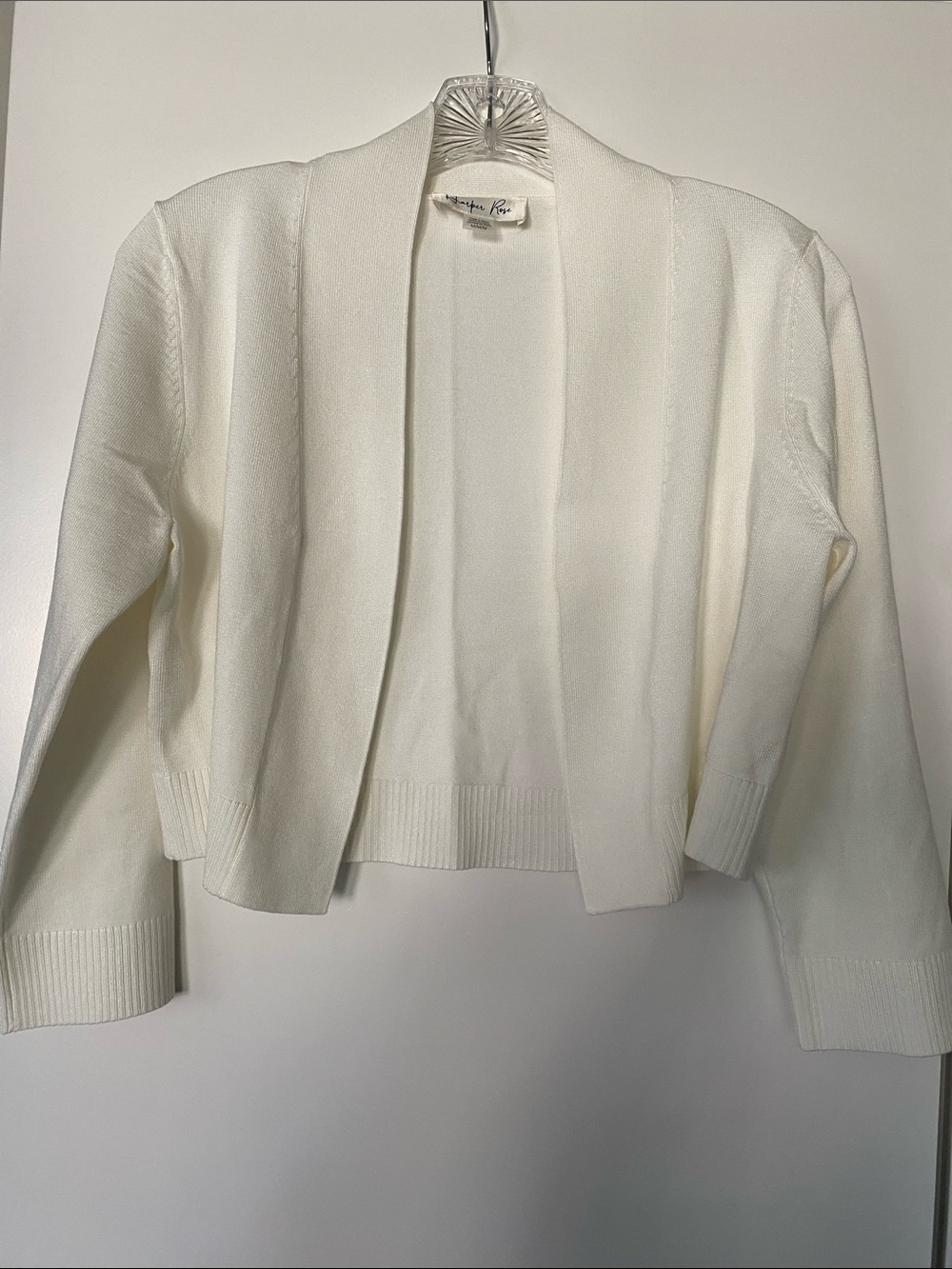 Macy's Open-Front Crop Cardigan Jacket Wedding Formal Special Occassion NWOT M